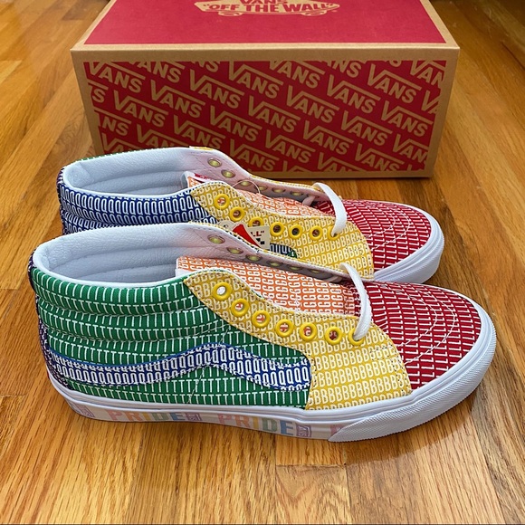 Vans Pride Sk8-Mid Women’s Sneakers - Picture 4 of 6